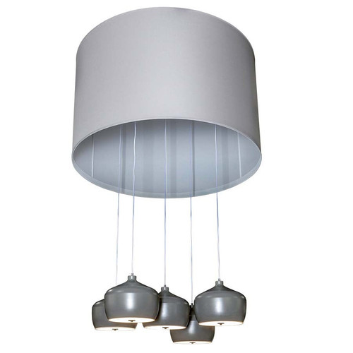 Arkansas Lighting 4150P-M 60" Diameter 5-Lt Pendant with 60"x60"x36" HB Shade to match RAL9016 Flat Arkansas Lighting 4150P-M 60" Diameter 5-Lt Pendant with 60"x60"x36" HB Shade to match RAL9016 Flat