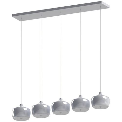 Arkansas Lighting 4150PL-BK-M 15" x 81.5" Rectangle Canopy 5-Lt Pendant with 5 Metal Shades to match RAL 9004 Signal Black on exterior Arkansas Lighting 4150PL-BK-M 15" x 81.5" Rectangle Canopy 5-Lt Pendant with 5 Metal Shades to match RAL 9004 Signal Black on exterior