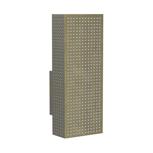 Arkansas Lighting Metal Mesh ADA Wall Sconce in Sungold 16"H Sungold Metal Mesh Wall Sconce Arkansas Lighting Metal Mesh ADA Wall Sconce in Sungold 16"H Sungold Metal Mesh Wall Sconce