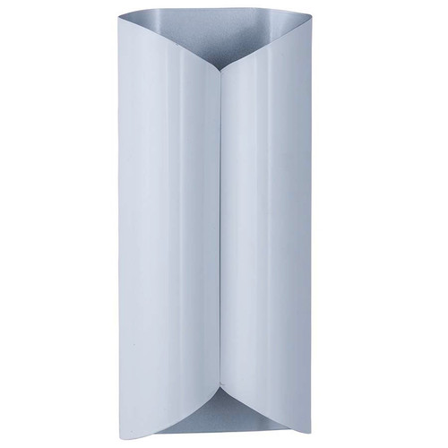 Arkansas Lighting 4237C 16" Pure White Wall Sconce with Painted Brushed Nickel Interior Arkansas Lighting 4237C 16" Pure White Wall Sconce with Painted Brushed Nickel Interior