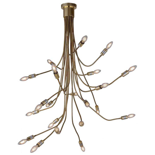 Arkansas Lighting 4242P 48"H Pendant shown in Plated Brass with fully adjustable arms for an infinite variety of interesting shapes and patterns. Arkansas Lighting 4242P 48"H Pendant shown in Plated Brass with fully adjustable arms for an infinite variety of interesting shapes and patterns.
