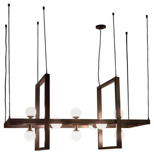 Arkansas Lighting 4252P 60"W x 30"H Pendant shown in Deep Forest Brown