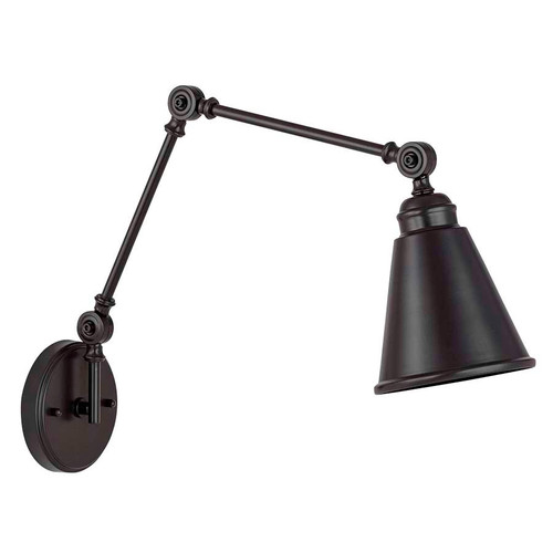 Arkansas Lighting 4255C 16"H Wall Lamp shown in Deep Forest Brown