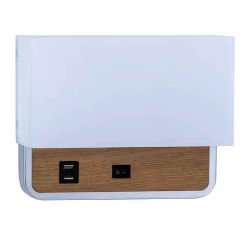 Arkansas Lighting 4336C 7.25"H Brushed Aluminum and Wood finish to match Formica 5883-58 Pecan Woodline Wall Sconce Arkansas Lighting 4336C 7.25"H Brushed Aluminum and Wood finish to match Formica 5883-58 Pecan Woodline Wall Sconce