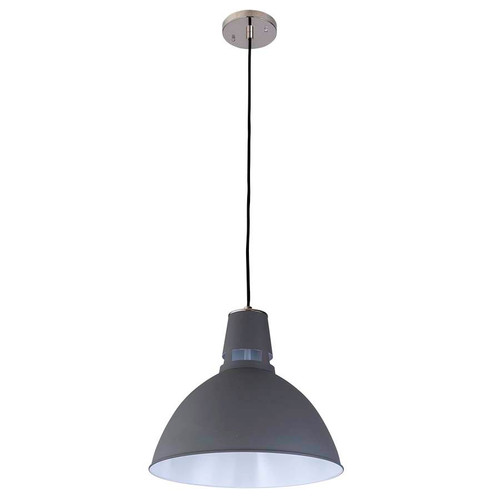 Arkansas Lighting 4339P 16" diameter Grey and Polished Nickel Pendant Arkansas Lighting 4339P 16" diameter Grey and Polished Nickel Pendant