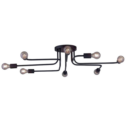 Arkansas Lighting 4354P 39.75"W x 6-7/8"H Matte Black Pendant Arkansas Lighting 4354P 39.75"W x 6-7/8"H Matte Black Pendant