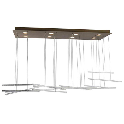 Arkansas Lighting 4389P-LED 62"W Metallic Gold Integrated LED Pendant Arkansas Lighting 4389P-LED 62"W Metallic Gold Integrated LED Pendant