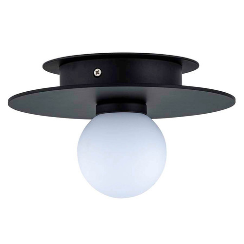 Arkansas Lighting 4407C 8" diameter Matte Black Ceiling Fixture