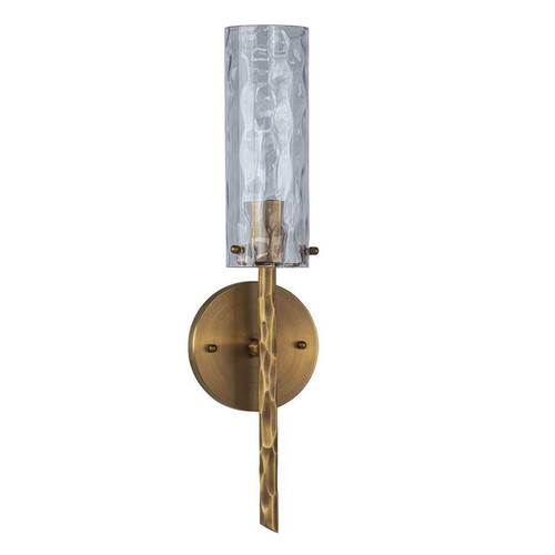 Arkansas Lighting 4410C 19"H Hammered Iron Cast Copper and Antique Brass Wall Sconce