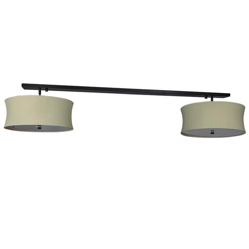 Arkansas Lighting 4457P Bronze Powder Coat Flush Mount 2-Light Pendant Arkansas Lighting 4457P Bronze Powder Coat Flush Mount 2-Light Pendant