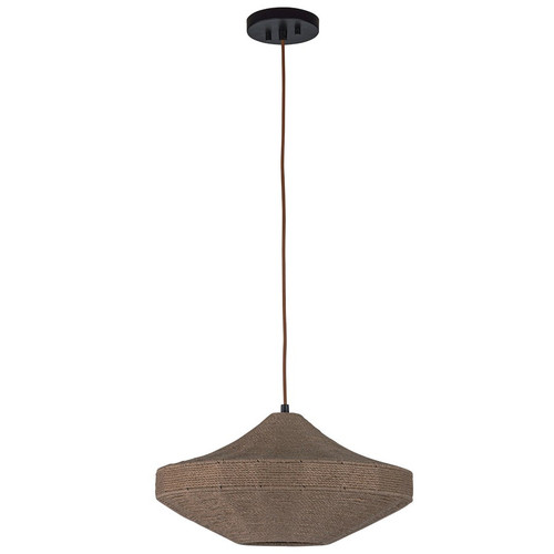 Arkansas Lighting 4460P 20" diameter x 10"H Light Braided Rope Pendant Arkansas Lighting 4460P 20" diameter x 10"H Light Braided Rope Pendant