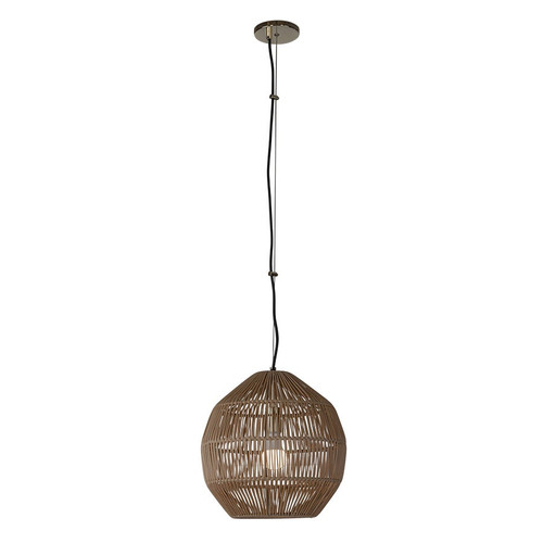 Arkansas Lighting 4479P 14" diameter x 14"H Synthetic Rope Pendant