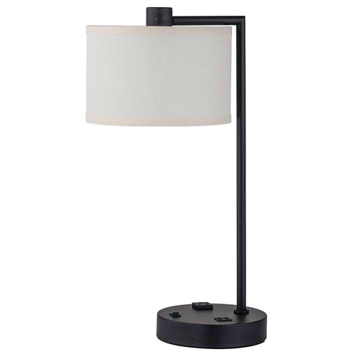 Arkansas Lighting Oil-Rubbed Bronze Table Lamp with USB 21" Oil Rubbed Bronze Table Lamp