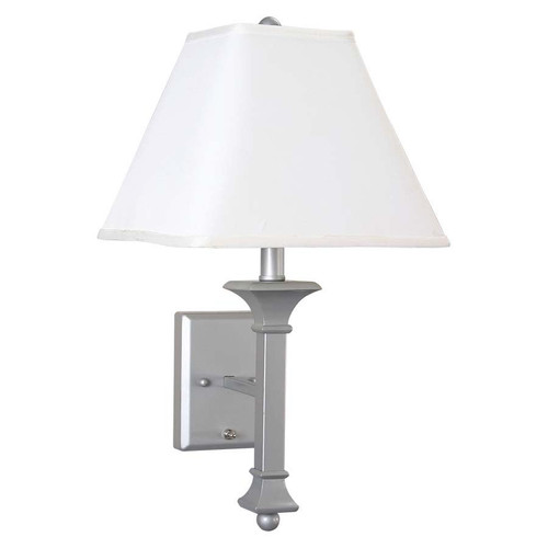 Arkansas Lighting 5814S 19.75"H Platinum Silver Single Wall Lamp