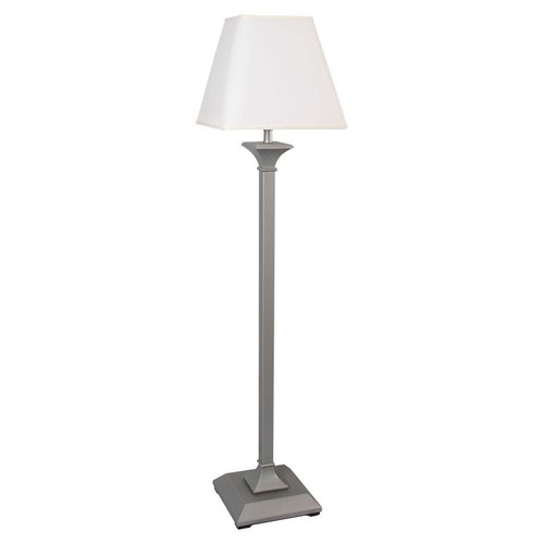 Arkansas Lighting 5815F 59.5"H Platinum Silver Floor Lamp