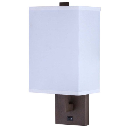 Arkansas Lighting 5986S-NB 16-3/8"H Naples Bronze Single Wall Lamp