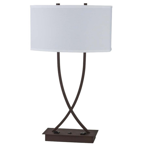 Arkansas Lighting 6082E2O-NB 28.25"H Naples Bronze Table Lamp