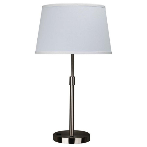 Arkansas Lighting 6164E2OD 29"H Brushed Nickel Table Lamp