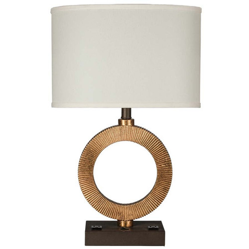 Arkansas Lighting 6302E2O 24" H Gold and Naples Bronze Table Lamp