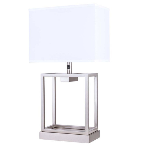 Arkansas Lighting 6353TG-SN 26" BRUSHED NICKEL Table Lamp