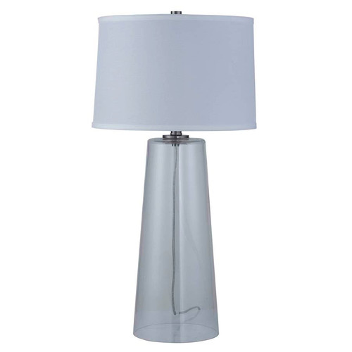 Arkansas Lighting 6362T-SN 29-5/8"H Clear Glass Table Lamp with Brushed Nickel accents Arkansas Lighting 6362T-SN 29-5/8"H Clear Glass Table Lamp with Brushed Nickel accents