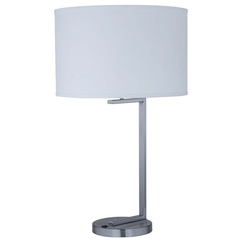 Arkansas Lighting 6444TD 29"H Stain Chrome Table Lamp Arkansas Lighting 6444TD 29"H Stain Chrome Table Lamp