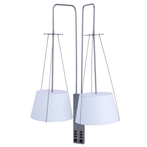 Arkansas Lighting 6459D2O4U-SN 66.75" Brushed Nickel Wall Lamp Arkansas Lighting 6459D2O4U-SN 66.75" Brushed Nickel Wall Lamp