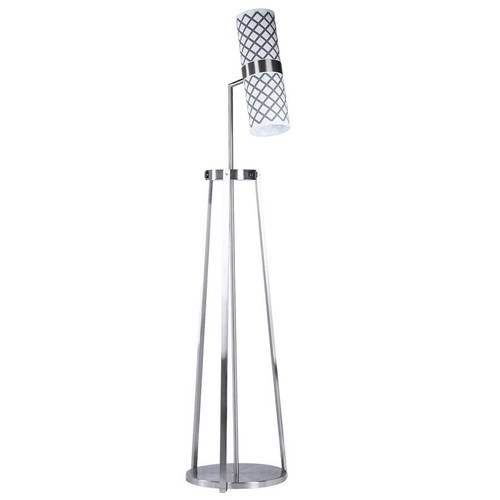 Arkansas Lighting 6494F 72" Brushed Nickel Floor Lamp