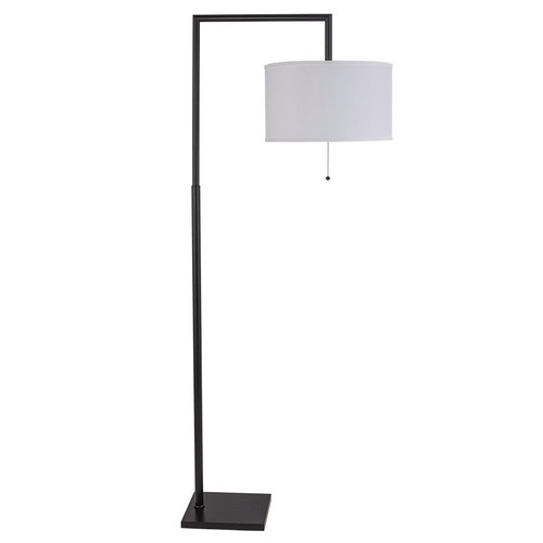 Arkansas Lighting 6501FKD-PB 72"H Pottery Bronze Black Floor Lamp