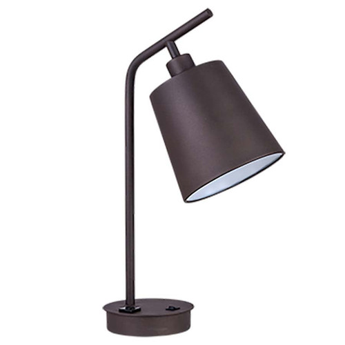 Arkansas Lighting 6514EO-PB 21"H Pottery Bronze Table Lamp