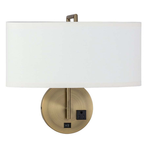 Arkansas Lighting 6540S-BB 13.5"H Brushed Brass Wall Lamp