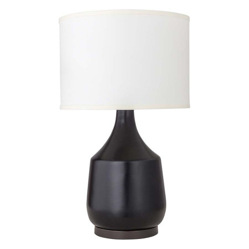 Arkansas Lighting Modern Office Desk Lamp in Black Resin 25" H Black Resin and Bronze Painted accents Table Lamp