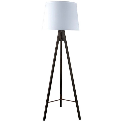 Arkansas Lighting 6664FDKD 64" Wood Water Transfer W006-2 and Antique Brushed Brass to match Chemetal 310 Tripod Floor Lamp