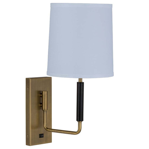 Arkansas Lighting 6688S-BB-DW 20.75"H Brushed Brass Wall Lamp Arkansas Lighting 6688S-BB-DW 20.75"H Brushed Brass Wall Lamp