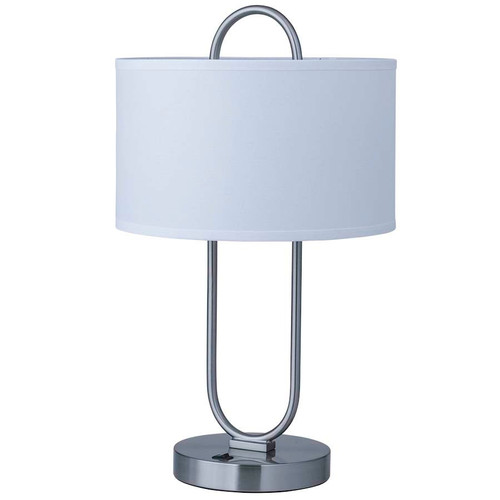 Arkansas Lighting 6749T 22.25" Table Lamp shown in Brushed Nickel