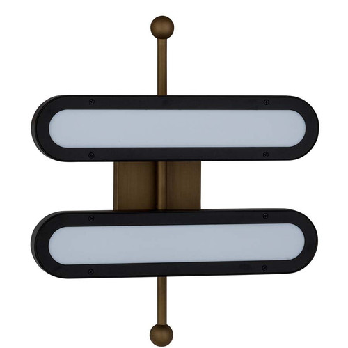 Arkansas Lighting 6773S-LED 21"H Burnished Brass Integrated LED Wall Lamp