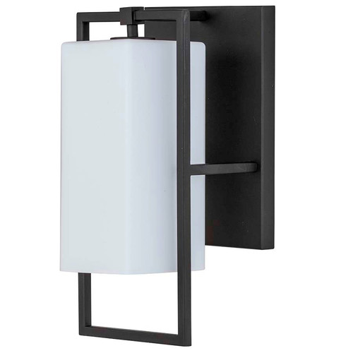 Arkansas Lighting 6840S 15"H Matte Black Wall Lamp