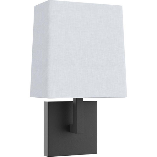 Arkansas Lighting 6843SNS 12-3/8"H Black Iron Powder Coated Wall Lamp Arkansas Lighting 6843SNS 12-3/8"H Black Iron Powder Coated Wall Lamp