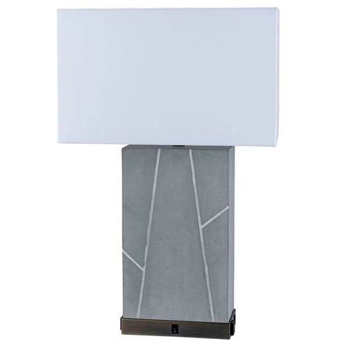 Arkansas Lighting 6866E2O2U 28"H Faux Shagreen Mixed Sand Resin and Aged Antique Brass Table Lamp Arkansas Lighting 6866E2O2U 28"H Faux Shagreen Mixed Sand Resin and Aged Antique Brass Table Lamp