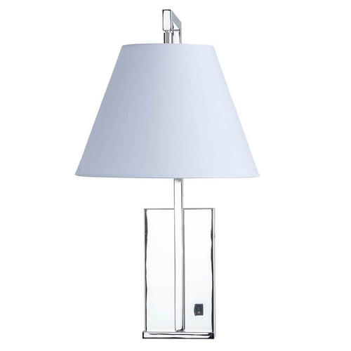 Arkansas Lighting 6909S 22"H Plated Polished Chrome Wall Lamp