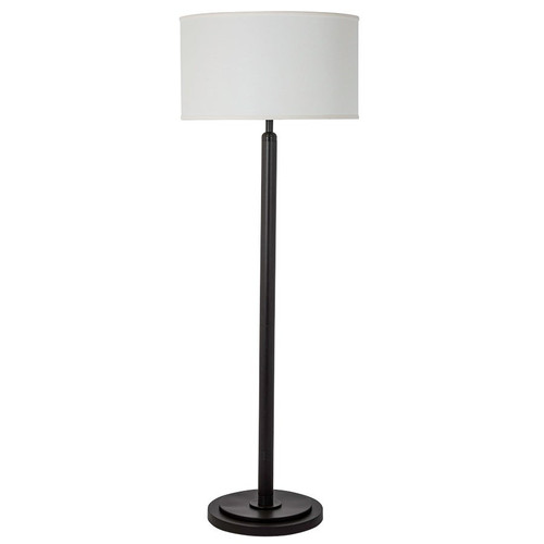 Arkansas Lighting 6991FKD 64.5"H Bronze Floor Lamp with decorative threaded portions at top and bottom