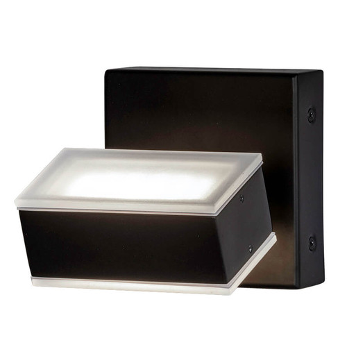 Arkansas Lighting 6995S-LED 4.6" Powder Coat Matte Black Integrated LED Outdoor Wall Sconce