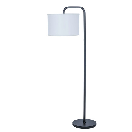 Arkansas Lighting 7066FKD 58"H Matte Black Powder Coat Floor Lamp