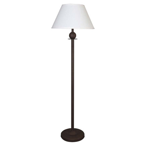 Arkansas Lighting F5494A-H042-H042-LS01-SW13-CD20-M 59" Hand Decorated Old Bronze Floor Lamp