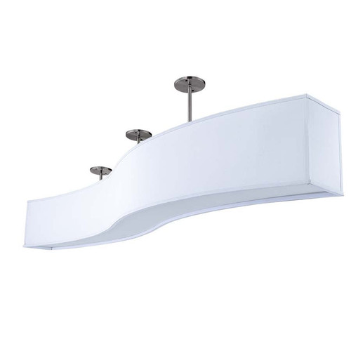 Arkansas Lighting P100A-CS-080960080960110-SW001SW001-A03-LS14-DR-L001 96" Curved Rectangle Pendant Arkansas Lighting P100A-CS-080960080960110-SW001SW001-A03-LS14-DR-L001 96" Curved Rectangle Pendant