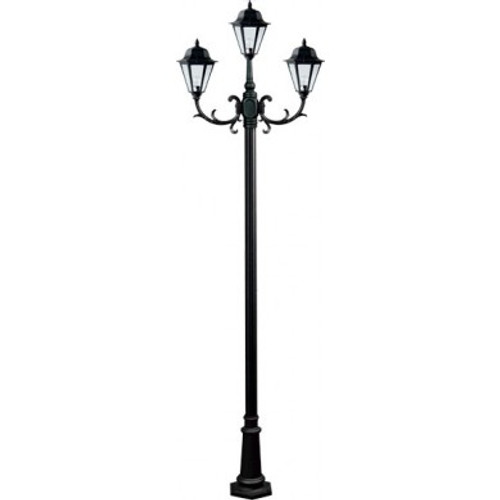 Dabmar GM1303 THREE HEAD POST LIGHT FIXTURE