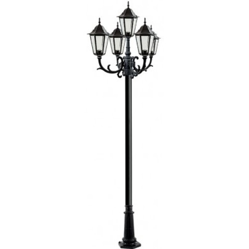 Dabmar GM1305S FIVE HEAD POST LIGHT FIXTURE