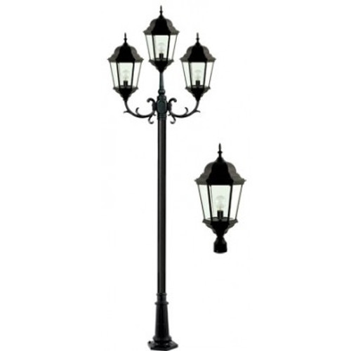 Dabmar GM2303 THREE HEAD POST LIGHT FIXTURE