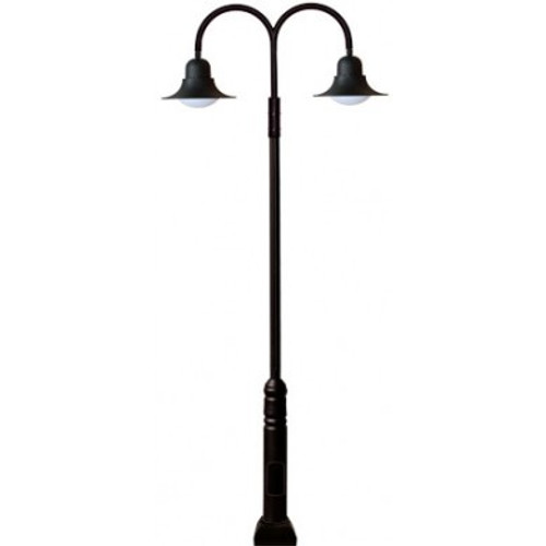 Dabmar GM6200 DUAL HEAD POST LIGHT FIXTURE