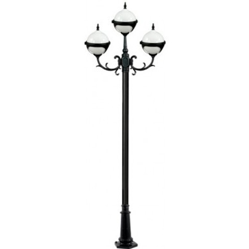 Dabmar GM9703 THREE HEAD POST LIGHT FIXTURE